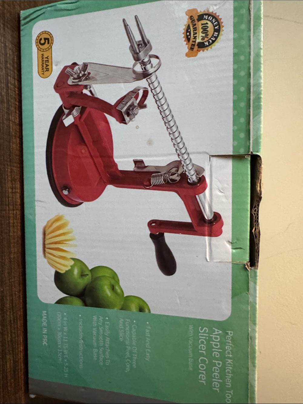 Brand New Apple Peeler Corer Slicer – Red - Picture 6 of 7